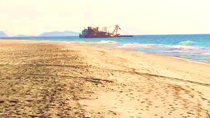 Sand dredging operations in Zambales, Mindanao region using our rental deck barges, LCTs, and tugboats