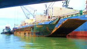 Ship-to-ship loading and unloading of minerals in Mindanao utilizing our rental barges, LCTs and tugboats