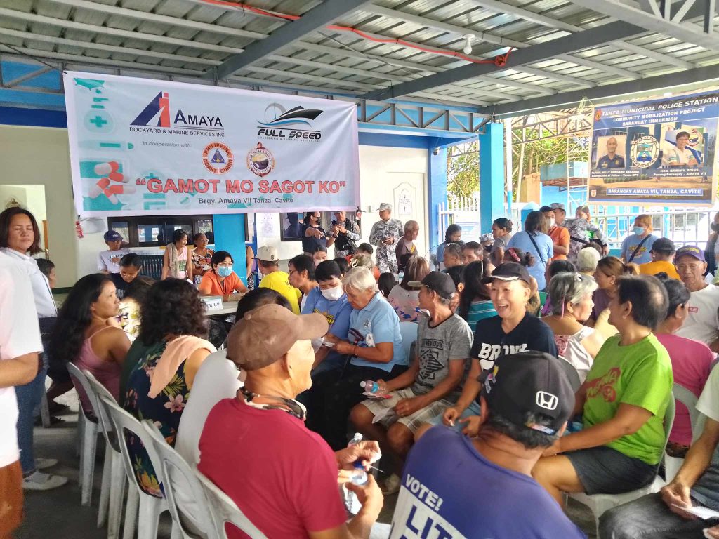 Amaya Dockyard and Full Speed Chartering Conducts Successful Medical Mission in Cavite